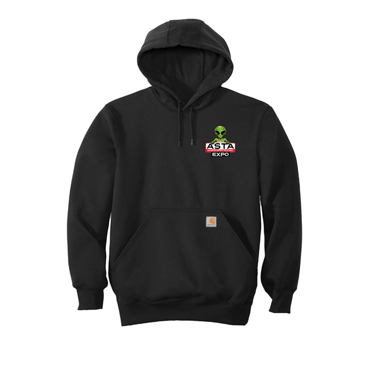 Automotive Service and Tire Alliance Carhartt Rain Defender Paxton Heavyweight Hooded Sweatshirt Black
