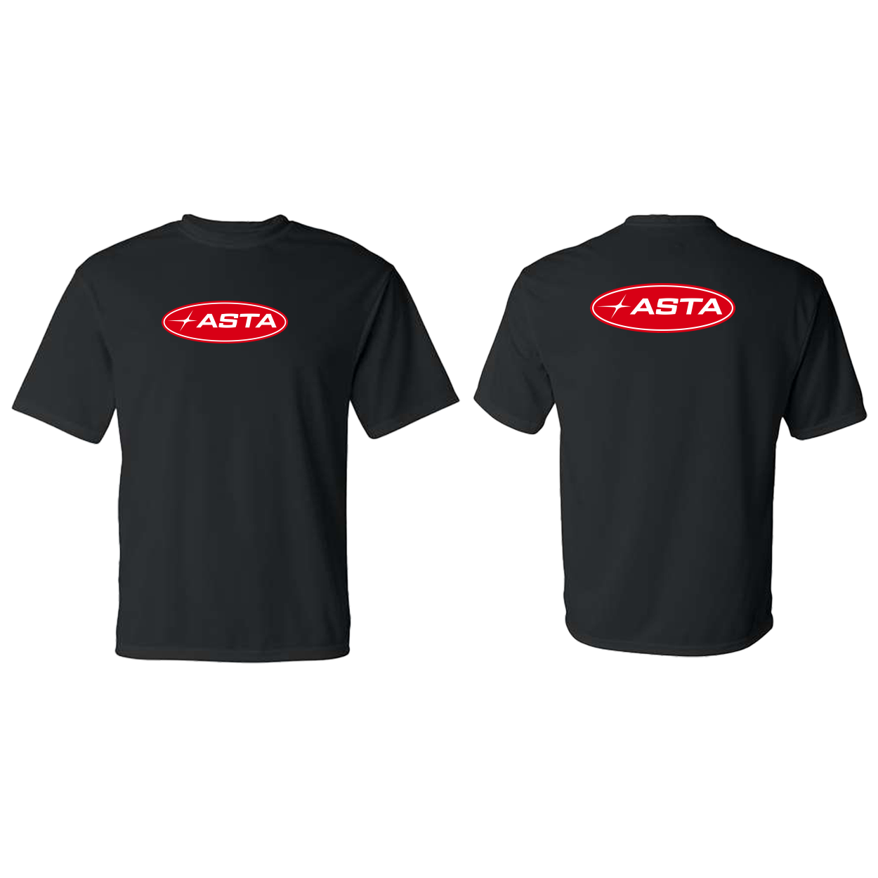 Automotive Service and Tire Alliance Classic Front & Back Unisex Performance T-Shirt Black