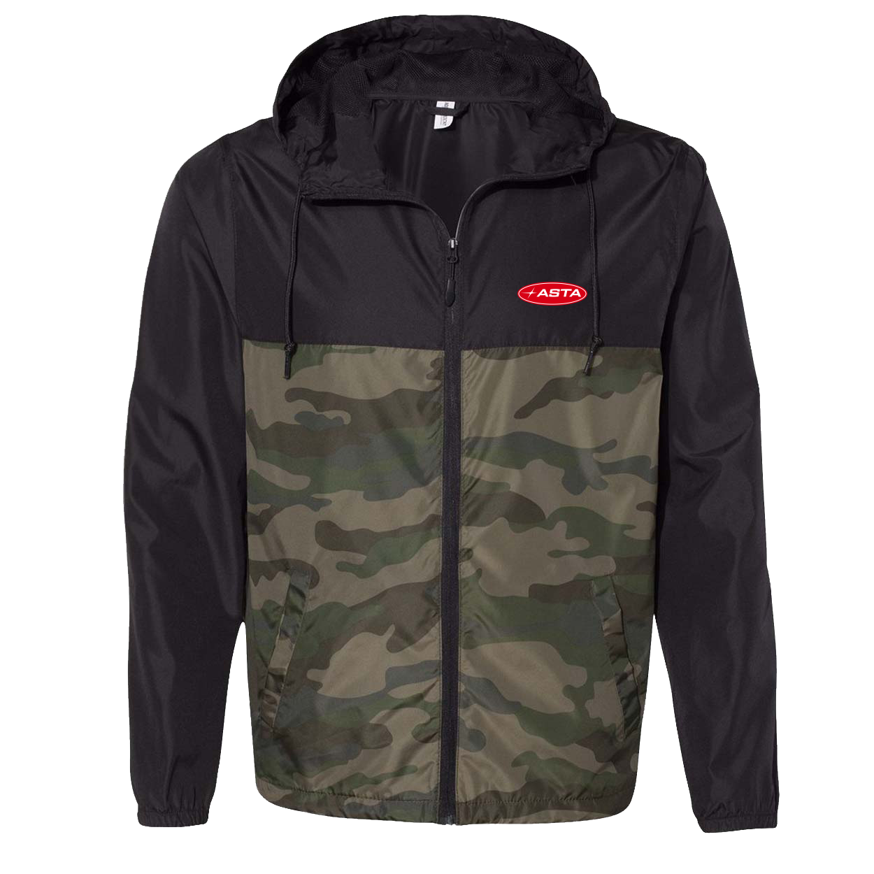 Automotive Service and Tire Alliance Night Out Lightweight Windbreaker Black/Forest Camo