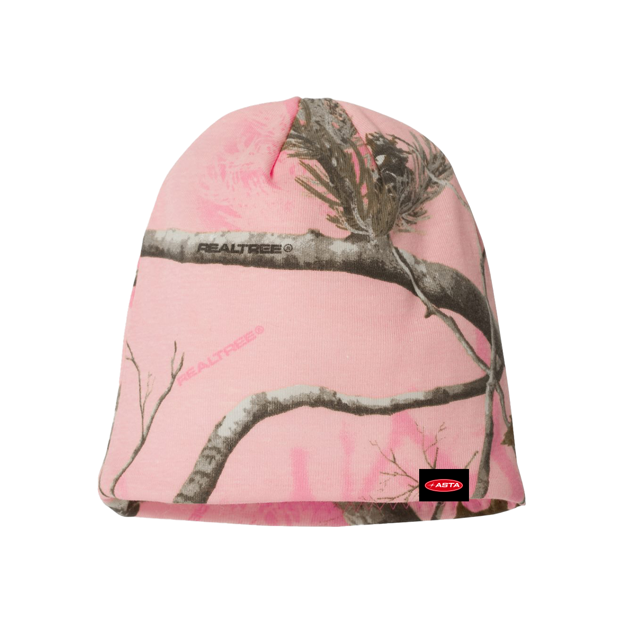 Automotive Service and Tire Alliance Night Out Pocket Tag Skully Beanie Realtree AP Pink Camo