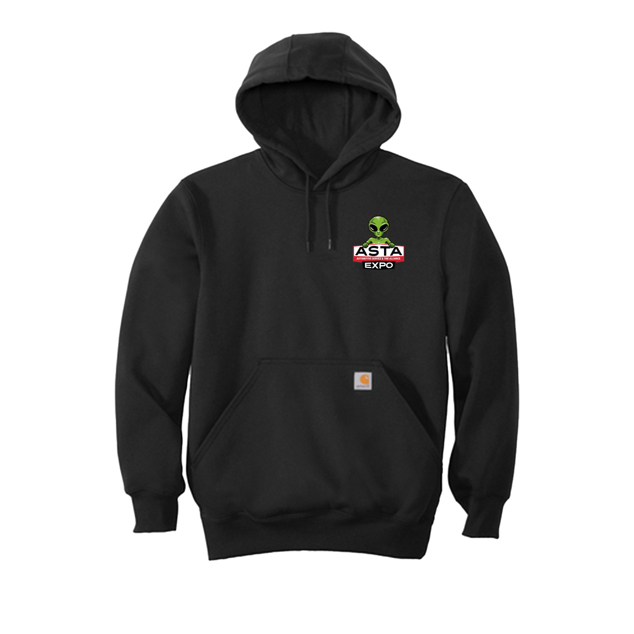 Automotive Service and Tire Alliance Carhartt Rain Defender Paxton Heavyweight Hooded Sweatshirt Black