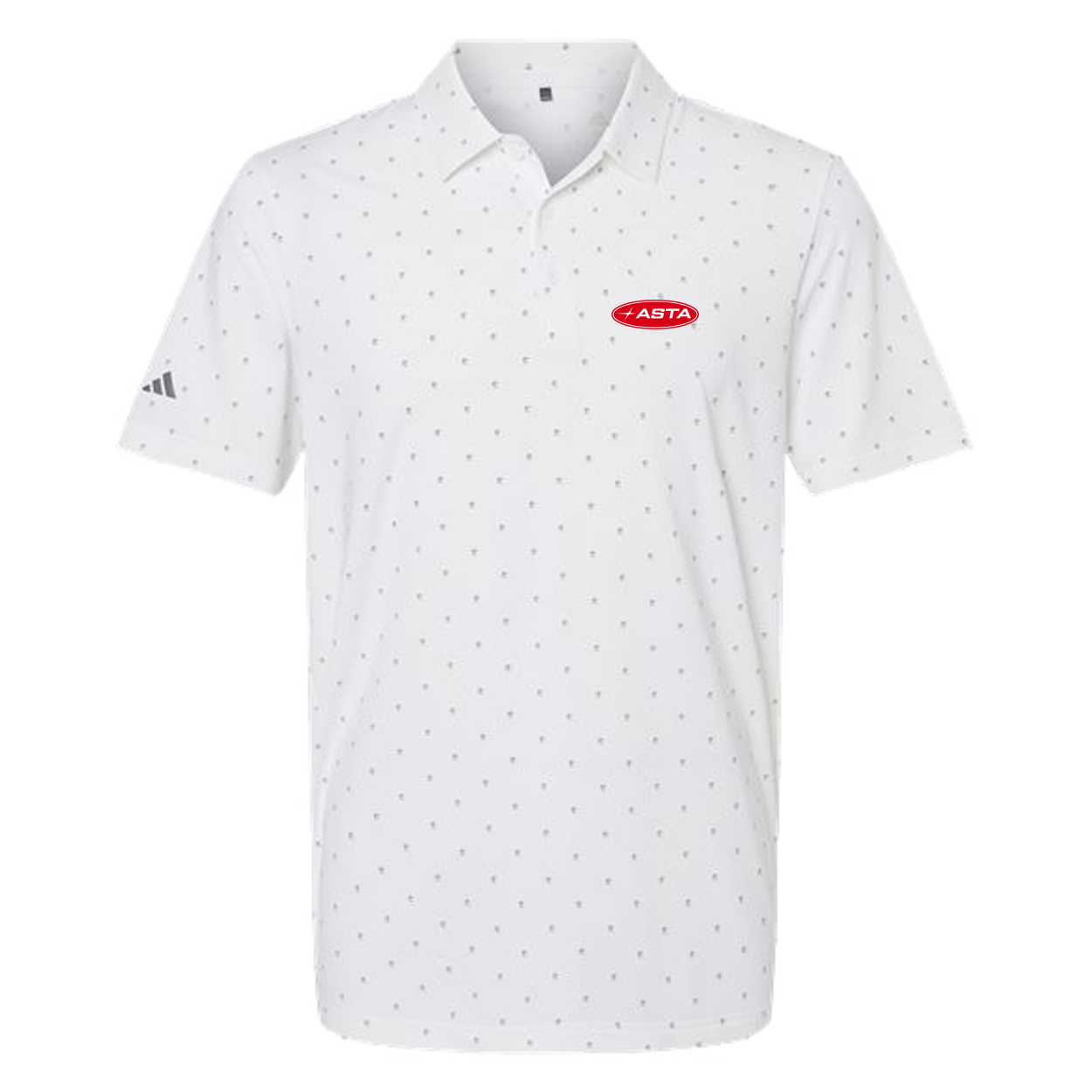 Automotive Service and Tire Alliance Night Out Pine Tree Polo White/Grey