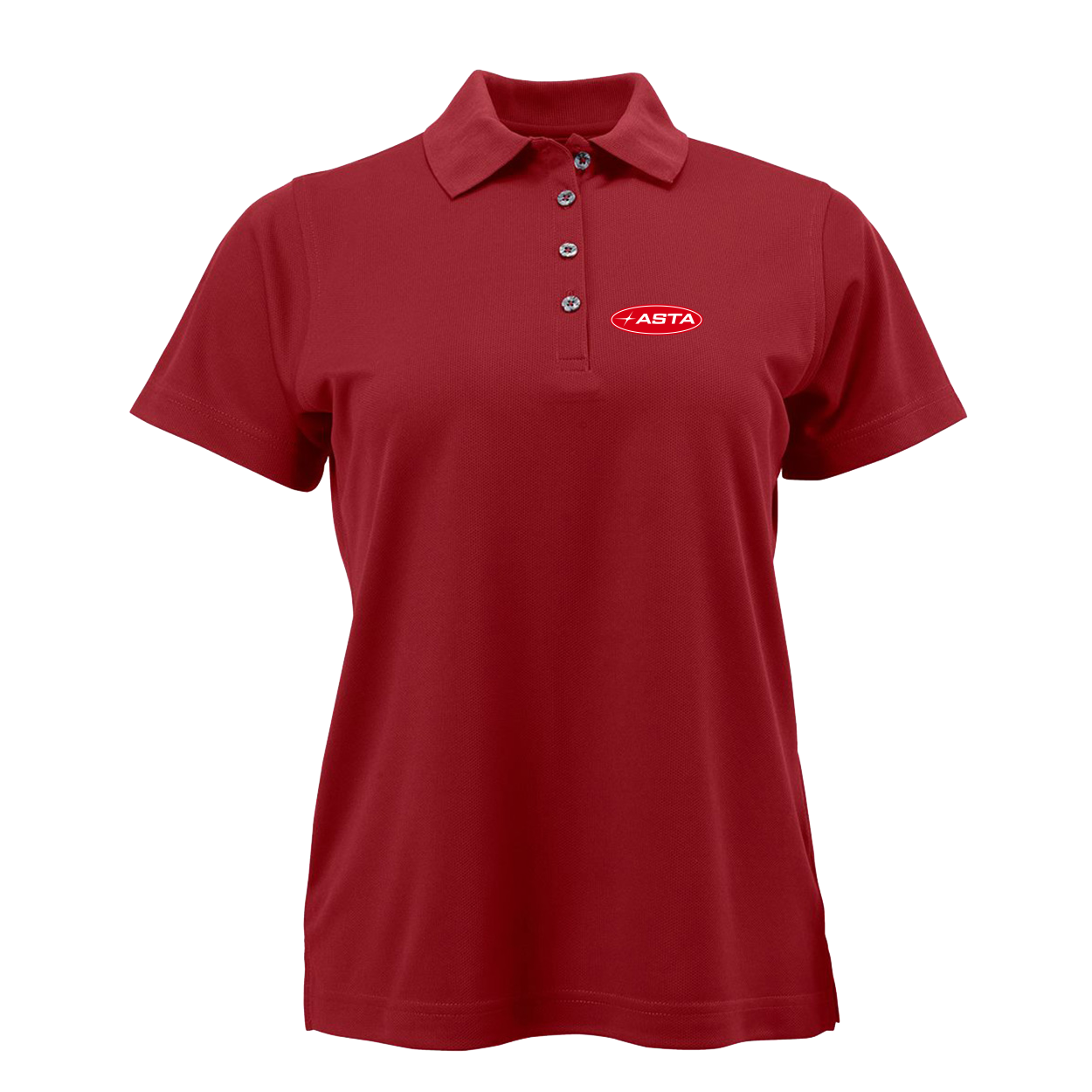 Automotive Service and Tire Alliance Night Out Womens Performance Mini Mesh Polo Cardinal