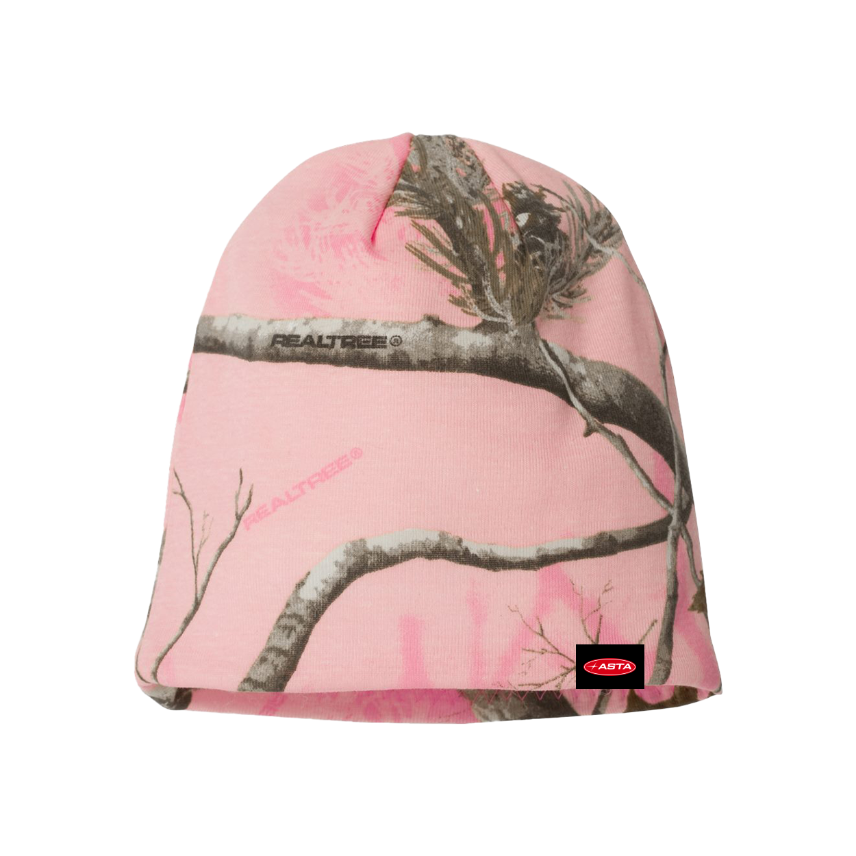 Automotive Service and Tire Alliance Night Out Pocket Tag Skully Beanie Realtree AP Pink Camo