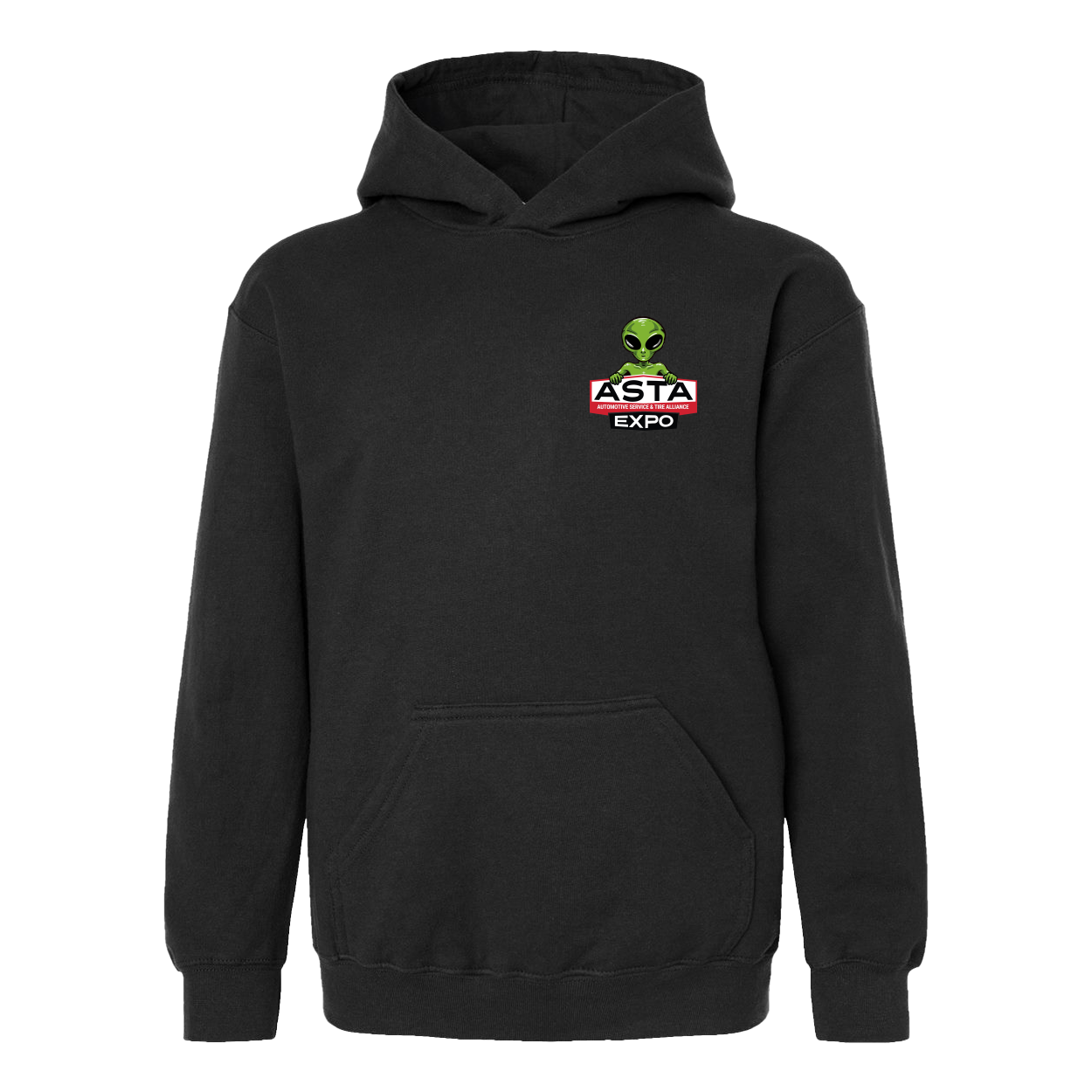 Automotive Service and Tire Alliance Classic Youth Hooded Sweatshirt Black